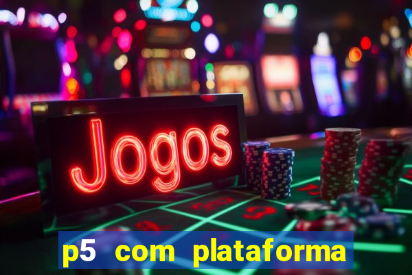 p5 com plataforma de jogos